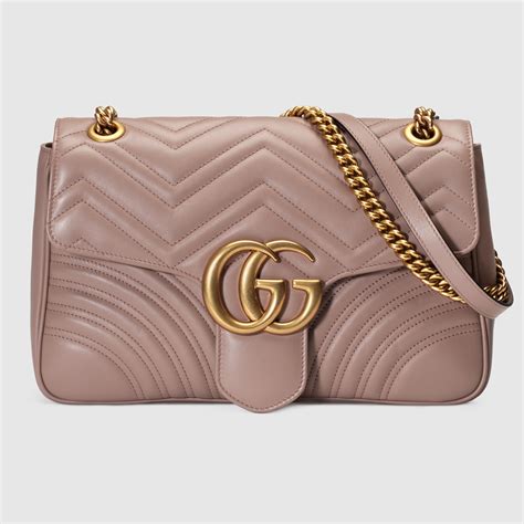 gucci gg marmont shoulder bag matelasse leather small|gucci marmont small price.